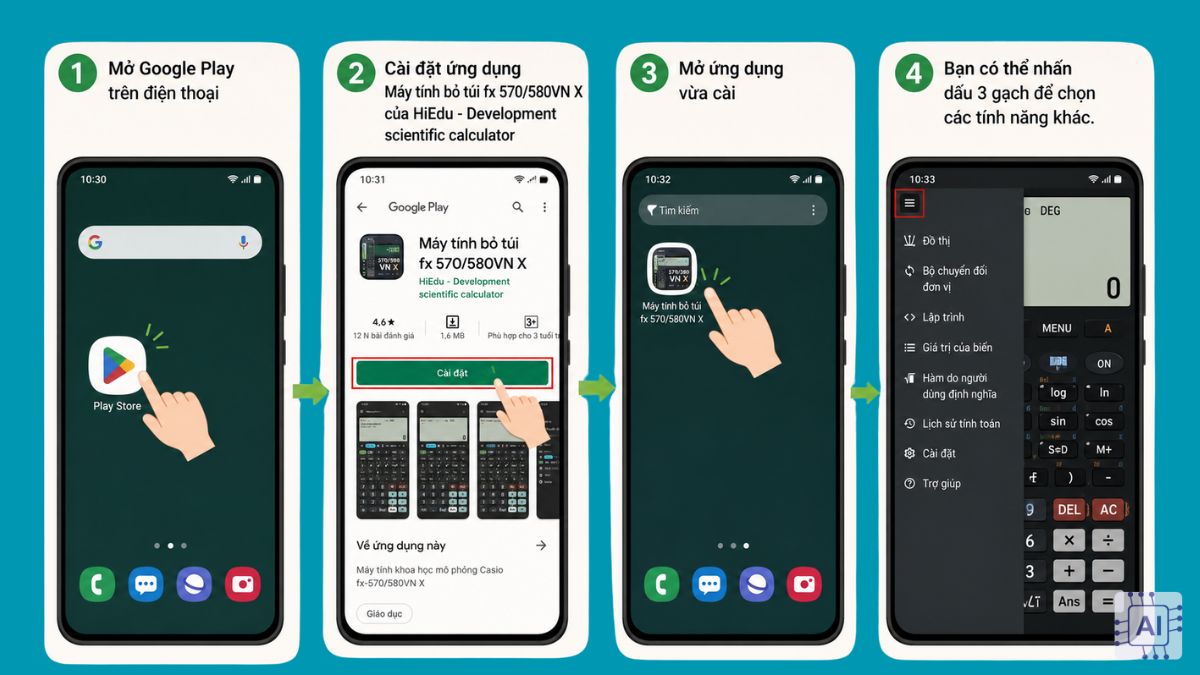 Hướng dẫn cài đặt và thiết lập trên Android