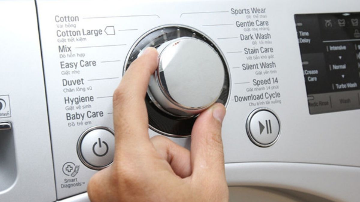 Giặt áo phao bằng máy giặt LG ở chế độ nào?