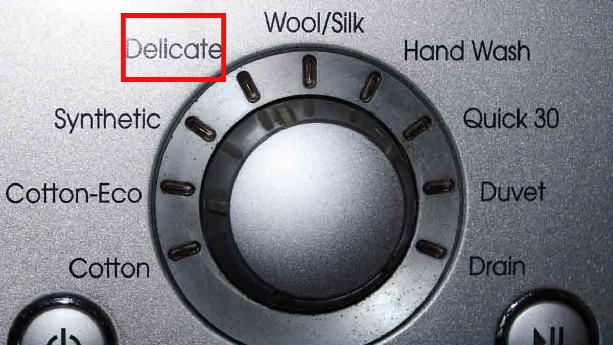 Cài đặt chế độ giặt nhẹ