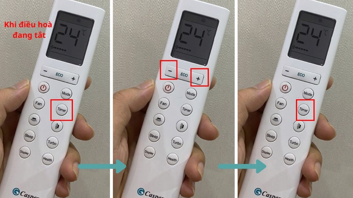 Cách hẹn giờ dòng M series và I series