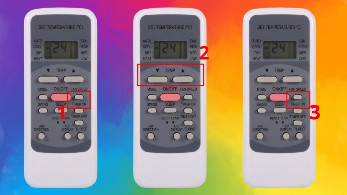 Cách hẹn giờ bật máy lạnh Funiki remote MMC2