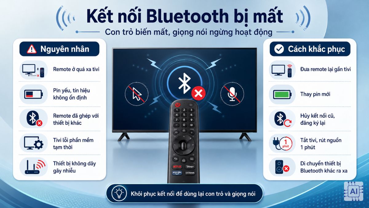 Kết nối Bluetooth bị mất
