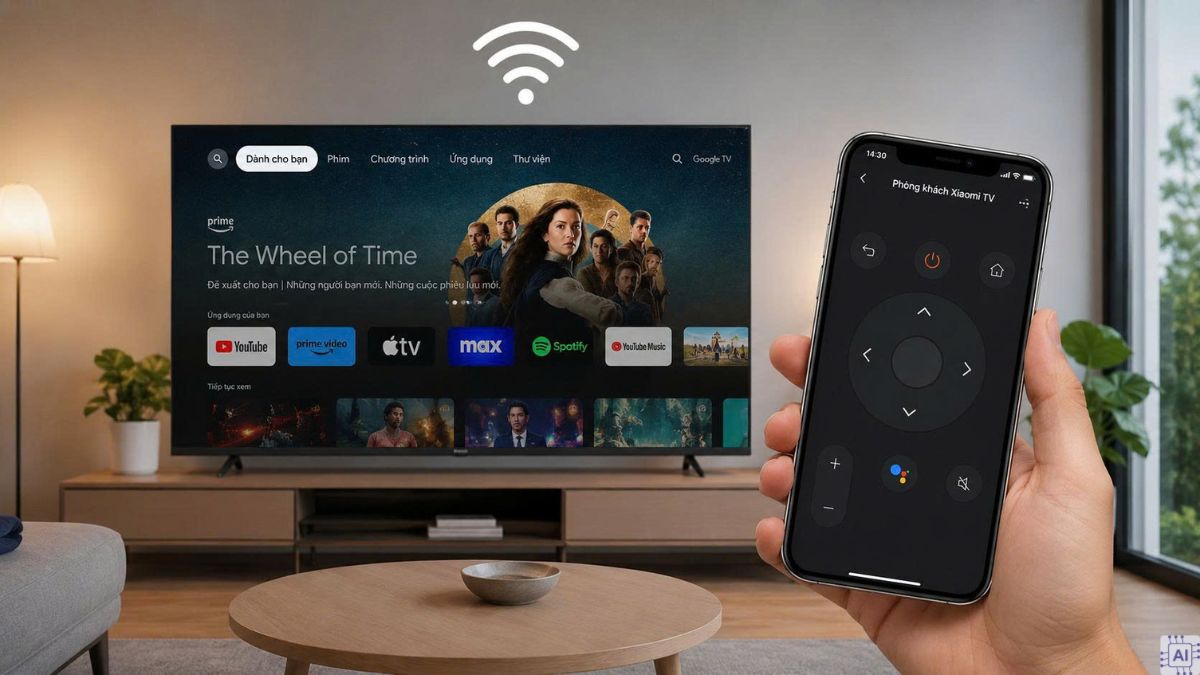 Kết nối điều khiển tivi Xiaomi bằng ứng dụng trên điện thoại
