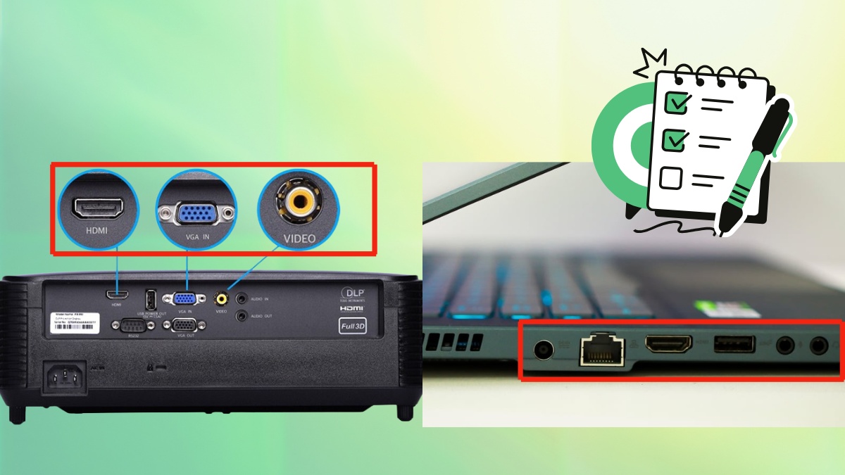 Hướng dẫn kết nối máy chiếu Sony với laptop