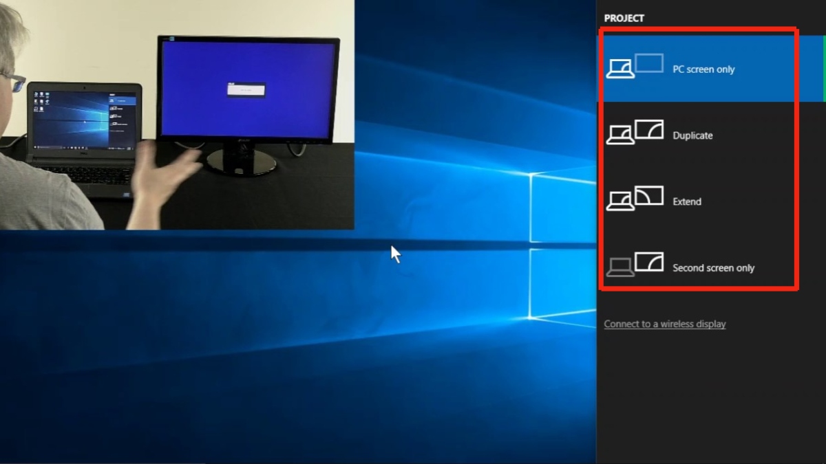  Thiết lập trình chiếu trên Windows 10/11
