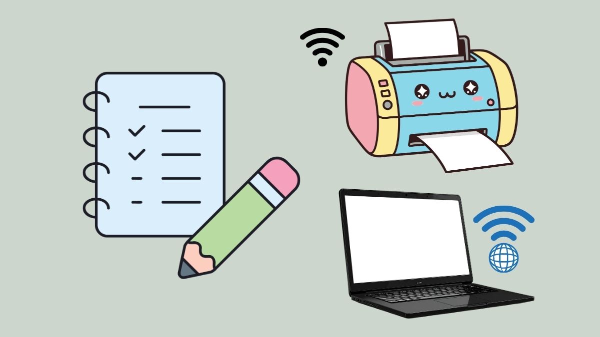 Chuẩn bị trước khi kết nối máy tính với máy in qua wifi