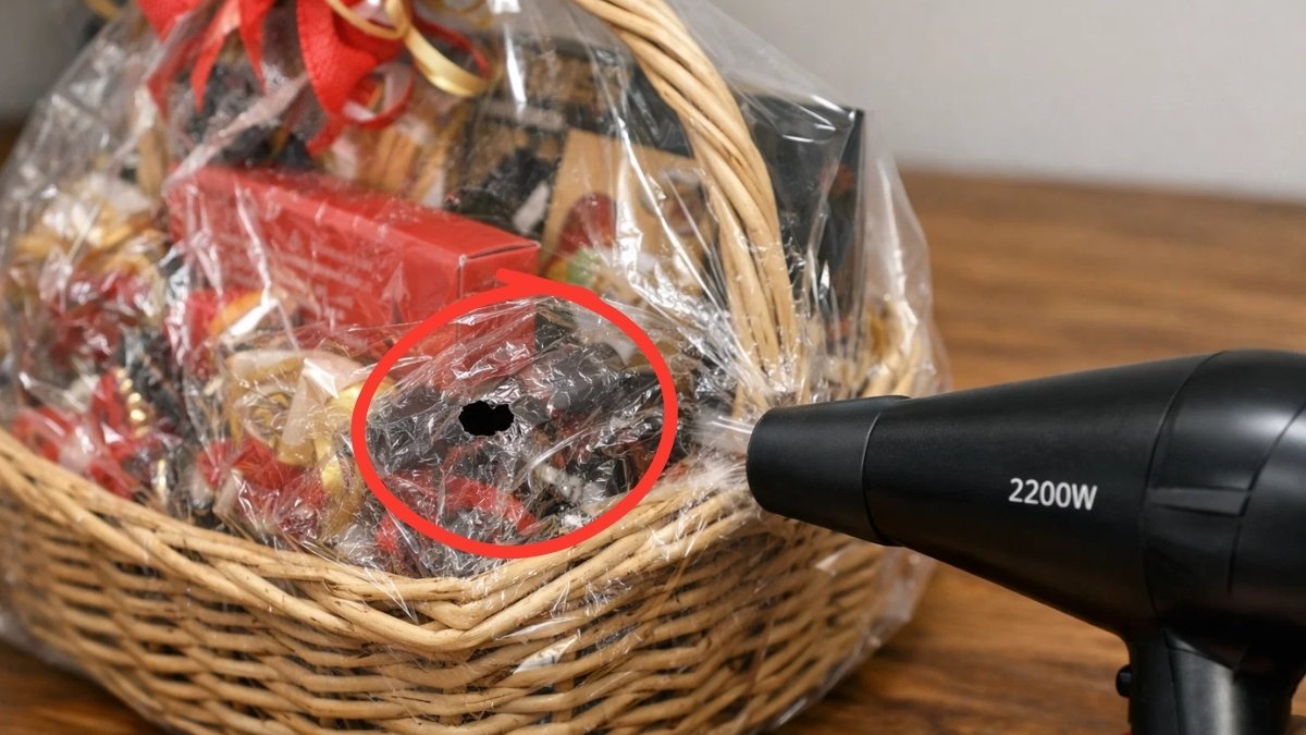 Những lỗi thường gặp khi khò màng co bằng máy sấy tóc