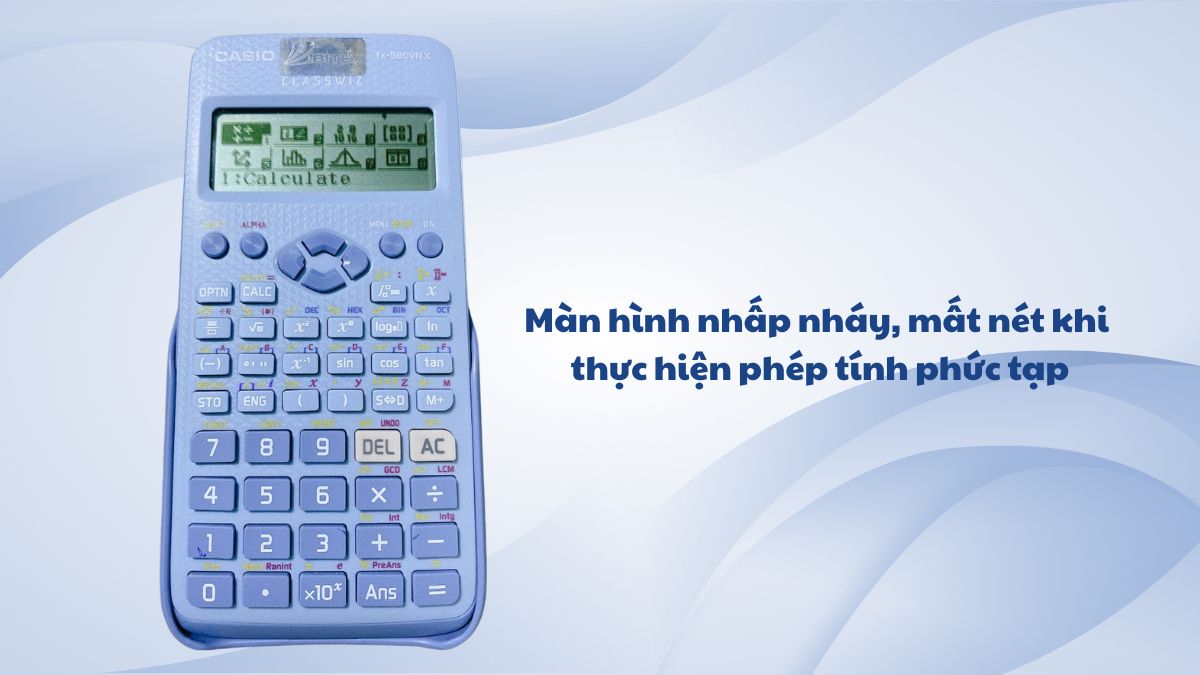 Màn hình nhấp nháy, mất nét