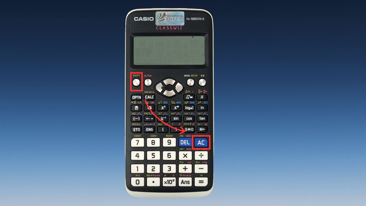 Cách thay pin máy tính Casio 580 từng bước