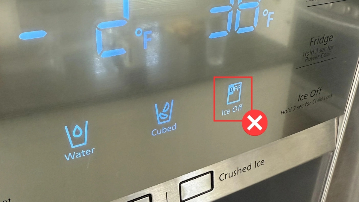 Chức năng làm đá tự động bị tắt mà không hay biết