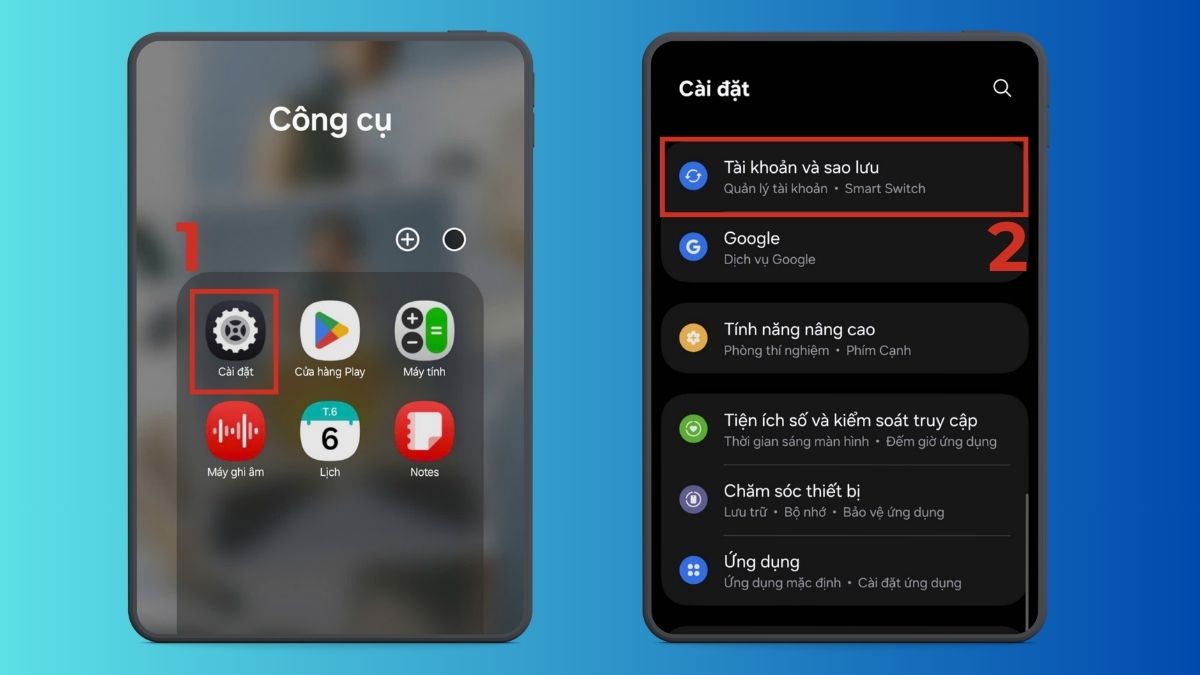Tắt đồng bộ hóa tự động không cần thiết