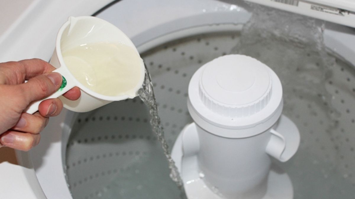 L&agrave;m sạch m&aacute;y giặt bằng Clo