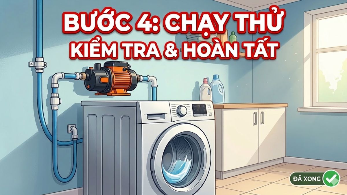 Kiểm tra kết nối và chạy thử