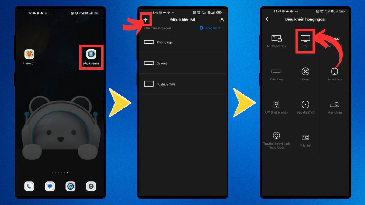 Cách mở tivi Xiaomi không cần remote bằng điện thoại