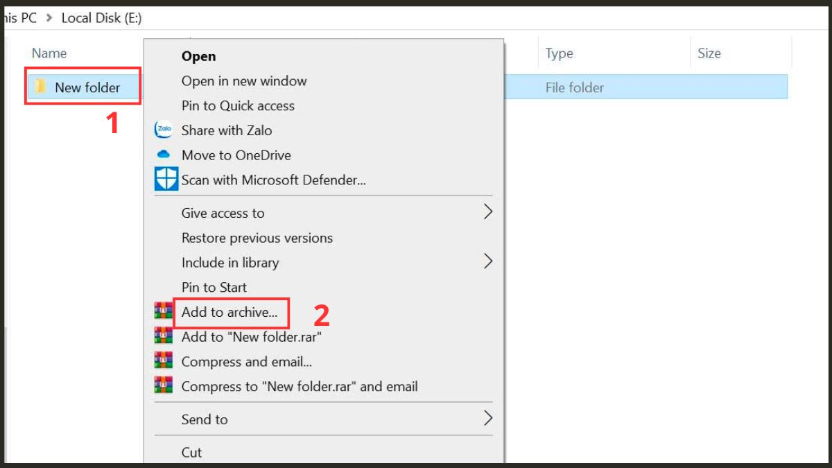 Cách nén file nhỏ nhất bằng WinRAR