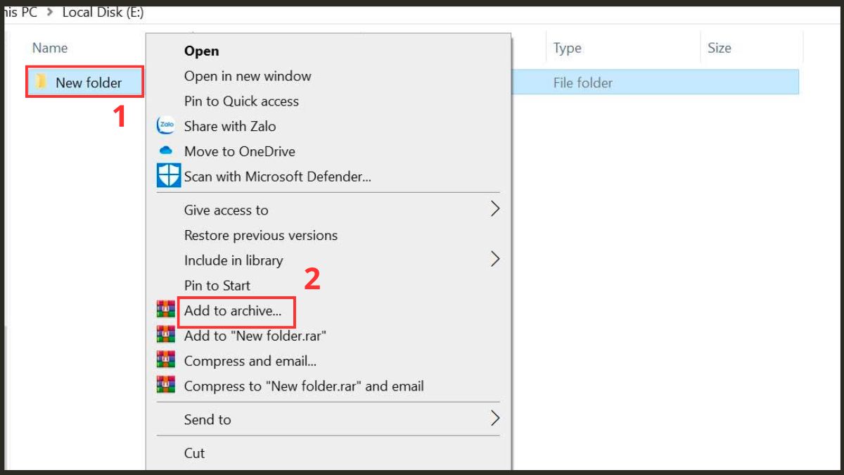 Cách nén file lớn thành nhiều phần nhỏ bằng WinRAR