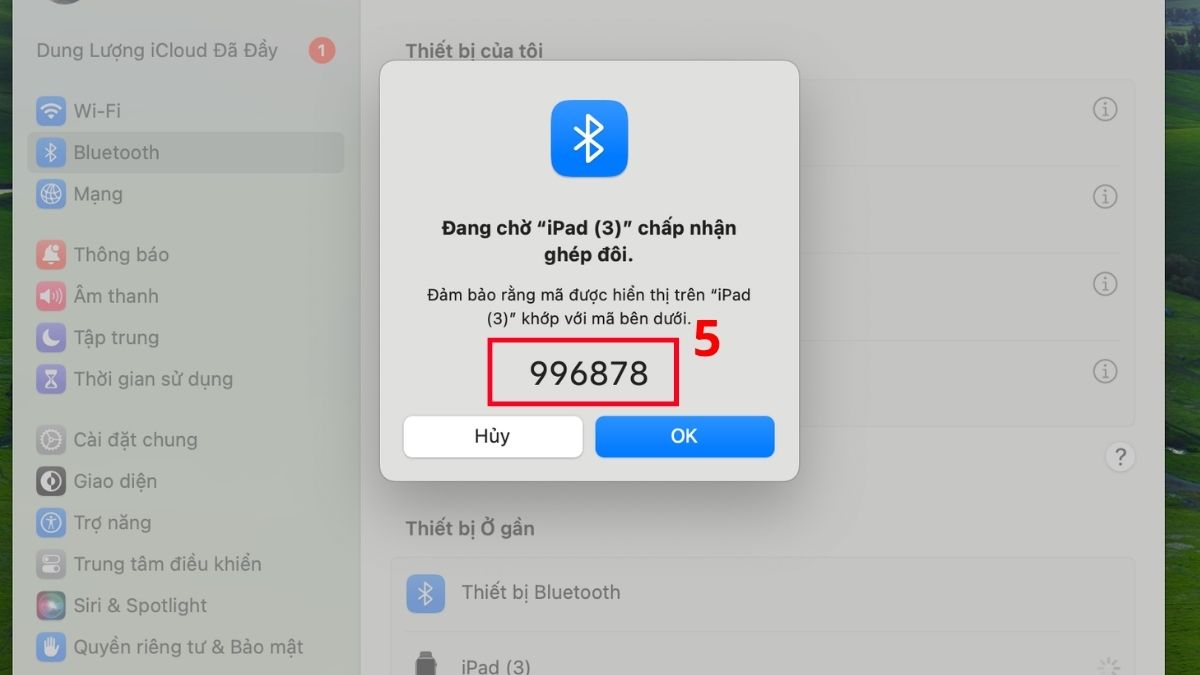 Kết nối qua Bluetooth bước 3