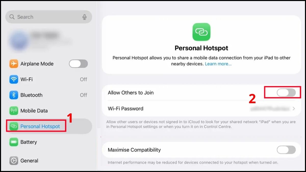 Xử lý lỗi khi phát WiFi trên iPad không hoạt động