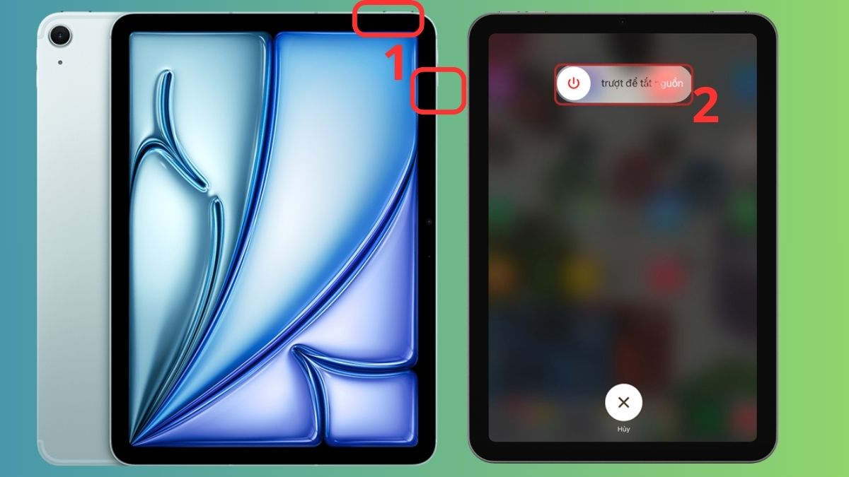 Khởi động lại iPad