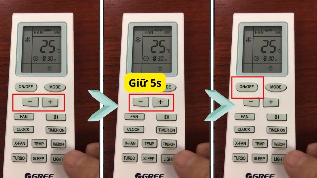 Cách reset điều khiển