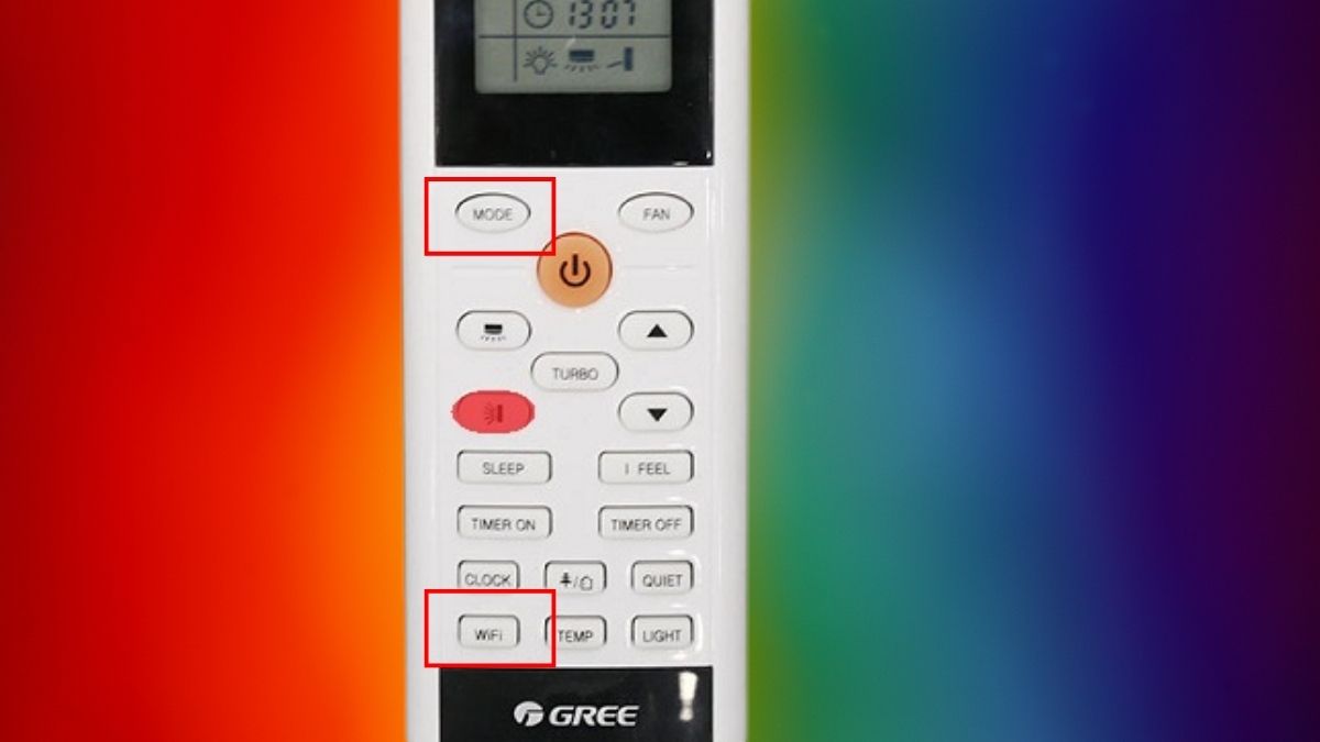 Nhấn và giữ đồng thời 2 phím Mode + Wi‑Fi