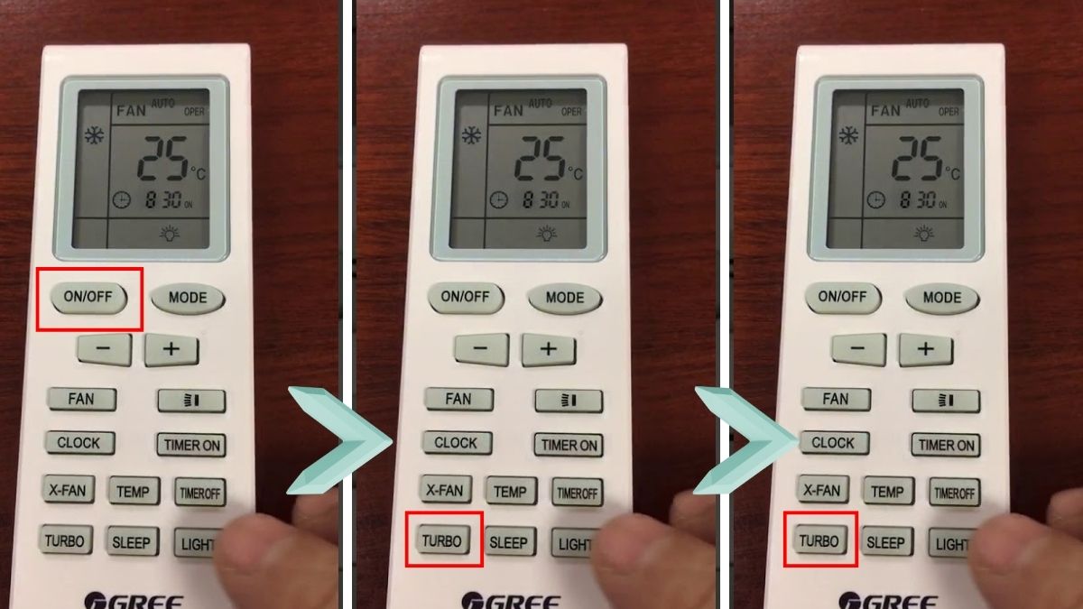 Cách sử dụng chế độ làm lạnh nhanh Turbo