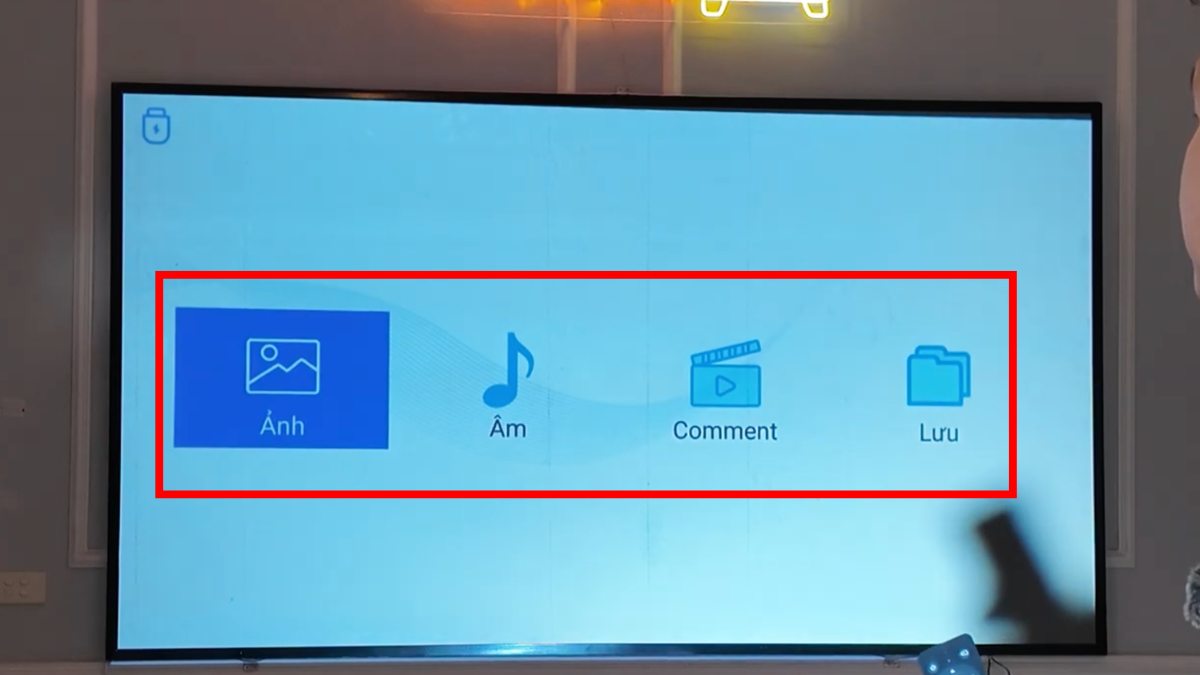  Chọn tài liệu cần trình chiếu