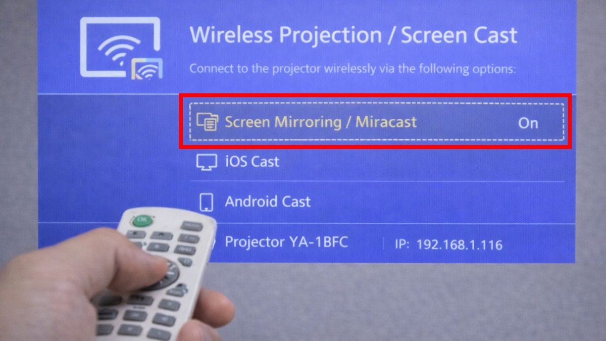 Cách sử dụng máy chiếu mini LED projector kết nối không dây