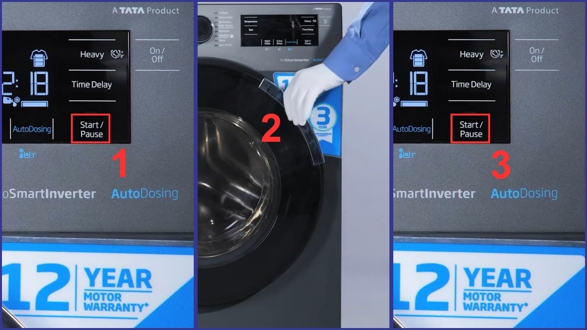 Cách thay đổi cài đặt trong quá trình giặt