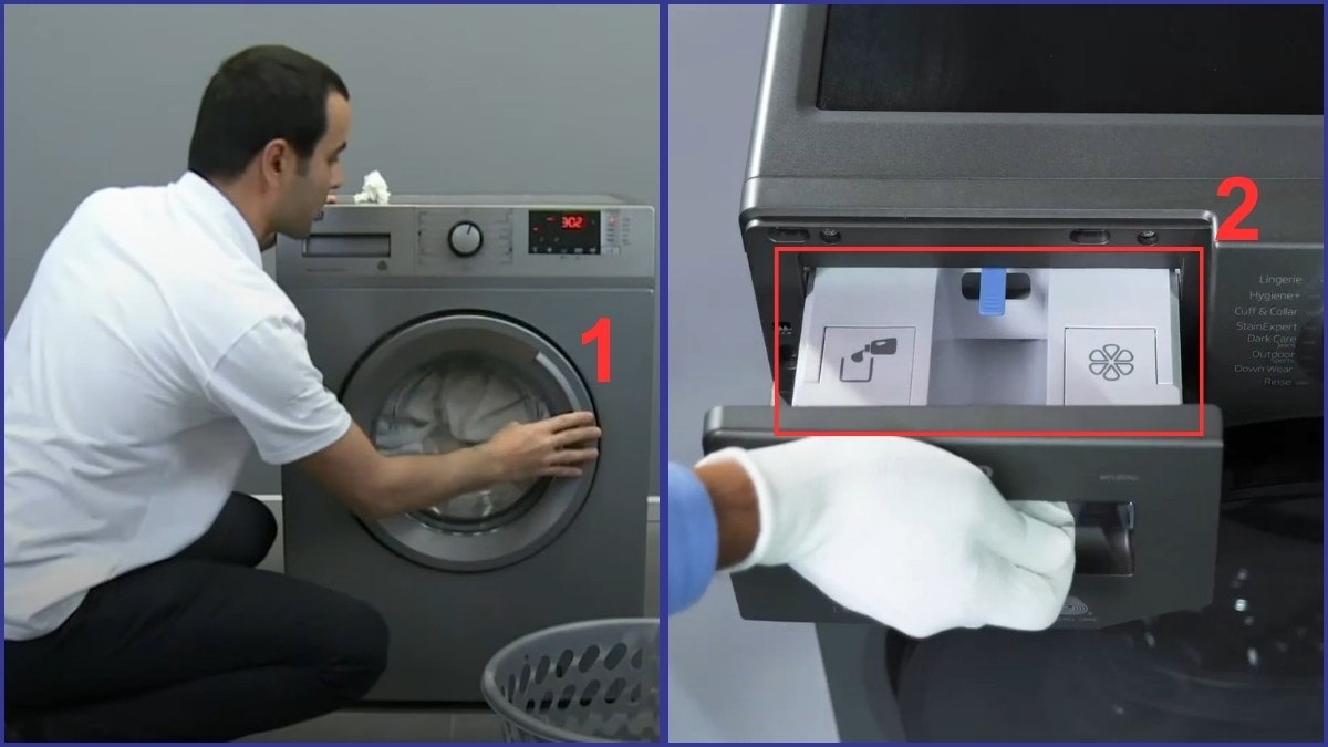 Cách sử dụng máy giặt Beko cửa trước từng bước