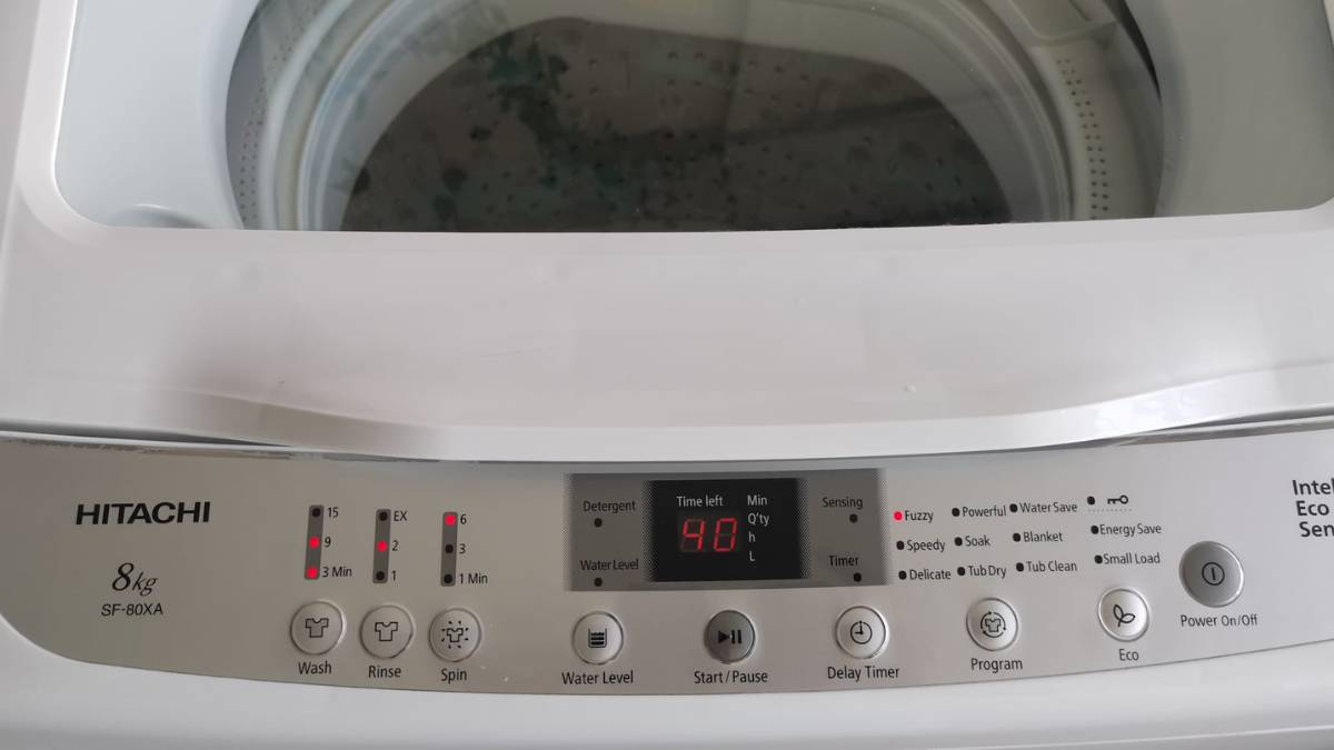 Màn hình hiển thị máy giặt Hitachi