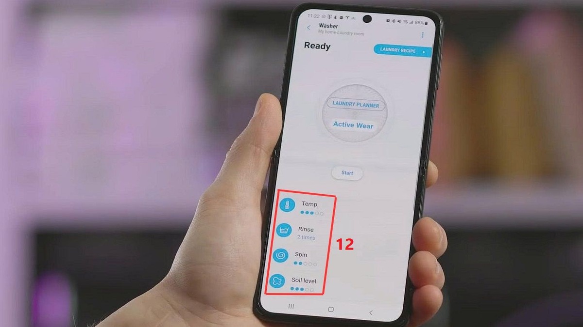 Điều khiển và chọn chế độ giặt