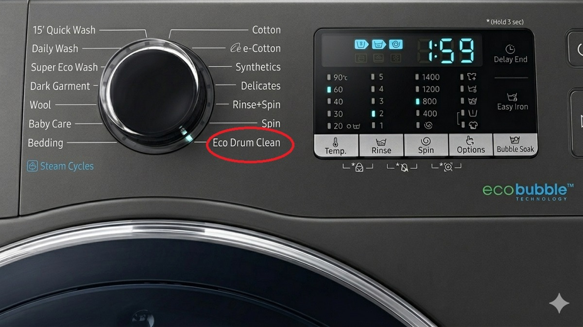 Làm sạch lồng giặt