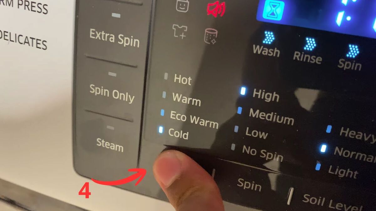 Điều chỉnh nhiệt độ và tốc độ vắt
