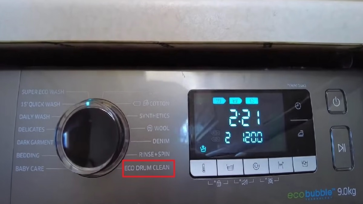 Eco Drum Clean - vệ sinh lồng giặt tự động