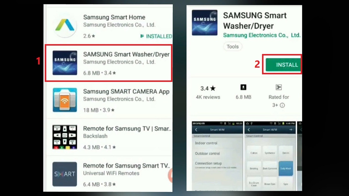 Cách sử dụng tính năng SmartCare trên máy giặt Samsung 
