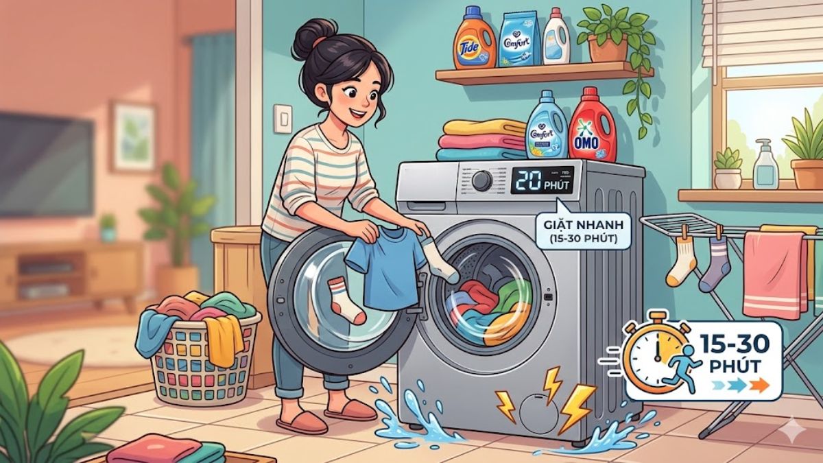 Chế độ Giặt nhanh - Quick Wash