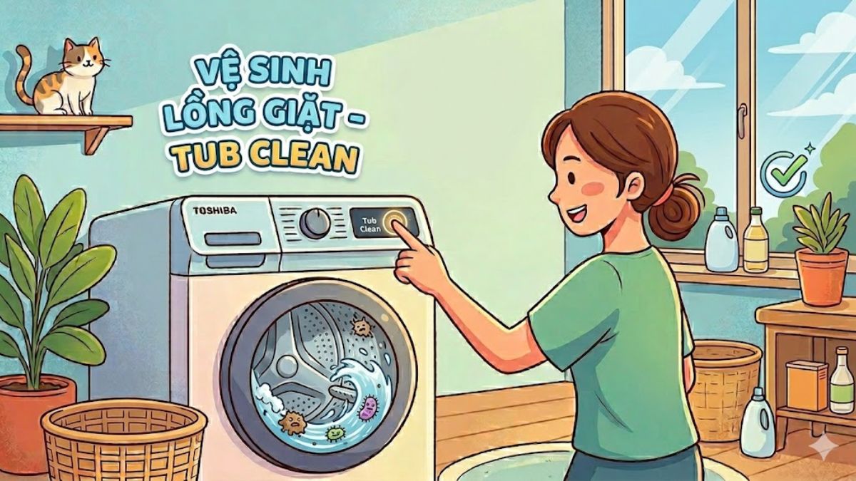 Chế độ Vệ sinh lồng giặt - Tub Clean