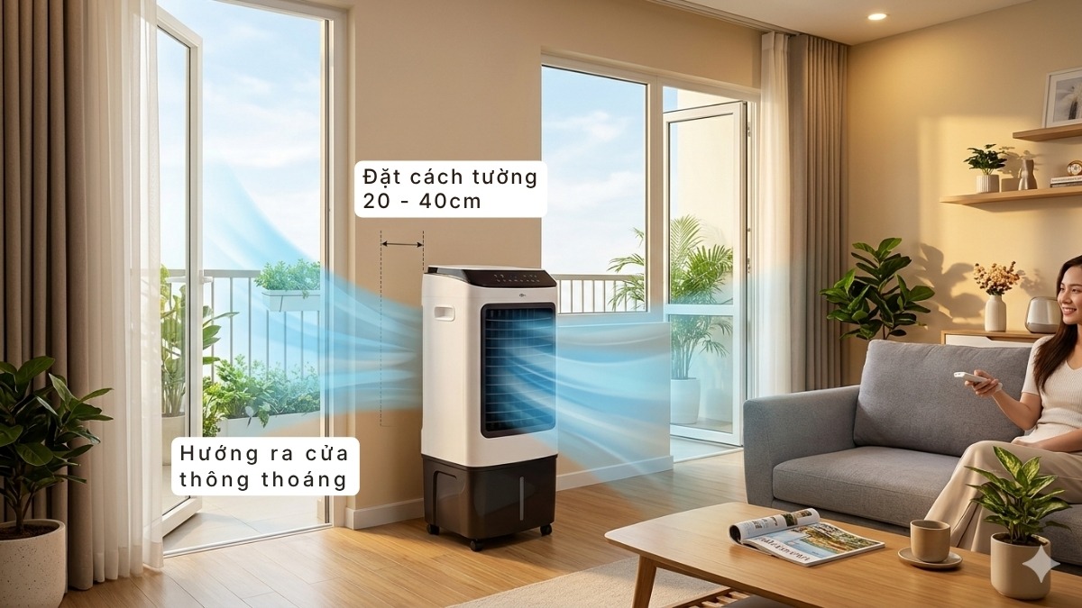 Hướng dẫn sử dụng quạt điều hòa đúng cách