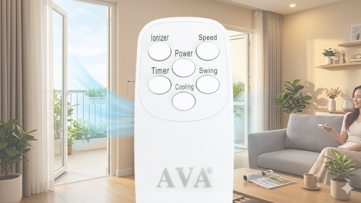 Cách sử dụng quạt điều hòa AVA đúng kỹ thuật