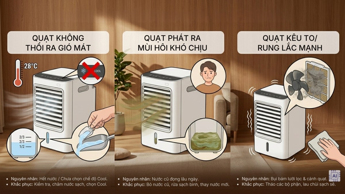 Các lỗi phổ biến và cách khắc phục tại nhà