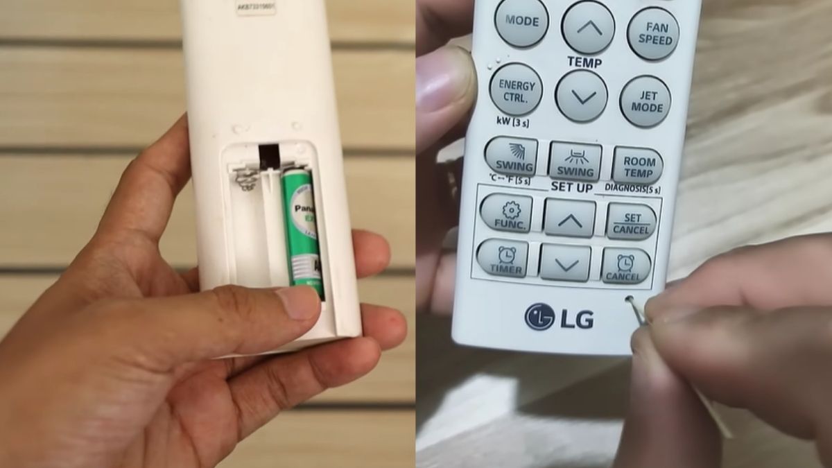 Cách reset remote điều hòa LG đời cũ