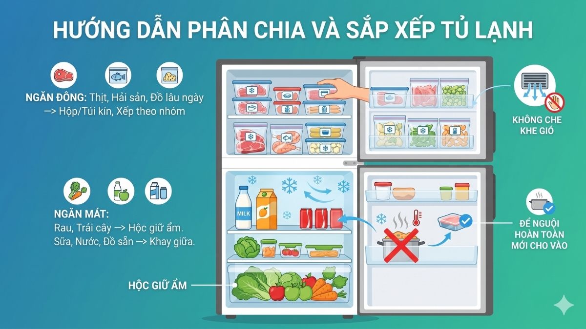 Cách sử dụng tủ lạnh Samsung 2 cánh