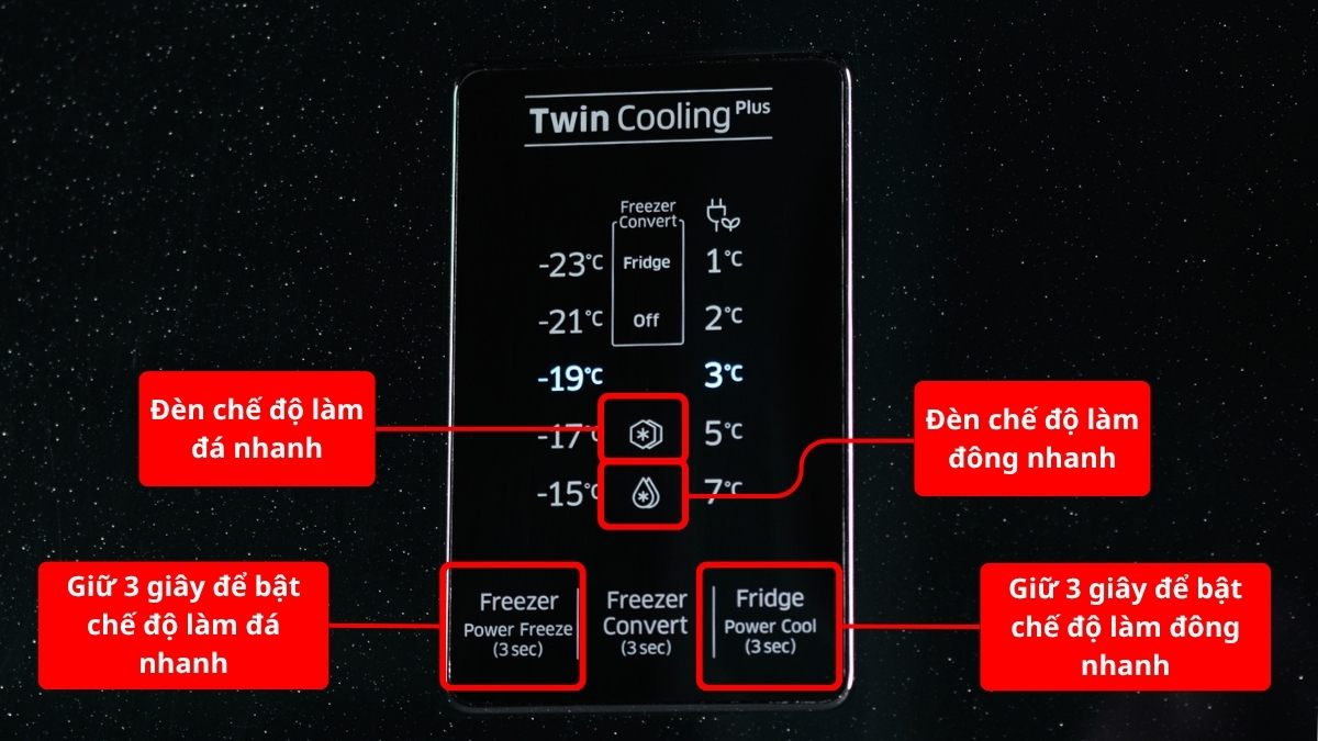 Cách bật chế độ làm đông nhanh