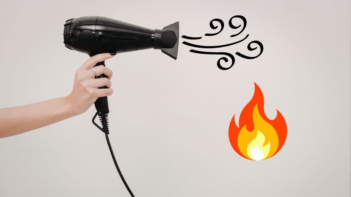 Nhận biết máy sấy tóc bị cháy