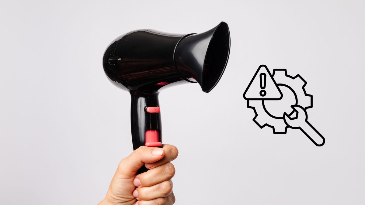 Cách sửa máy sấy tóc bị cháy