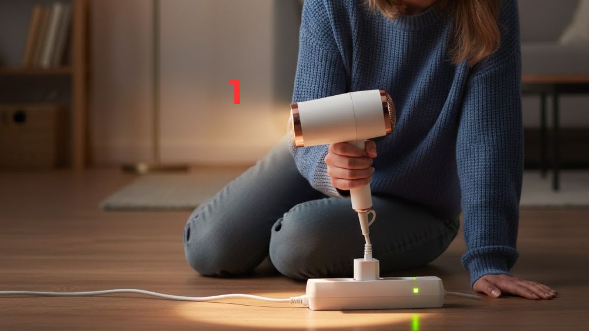 Cách kiểm tra nhanh máy sấy tóc không chạy