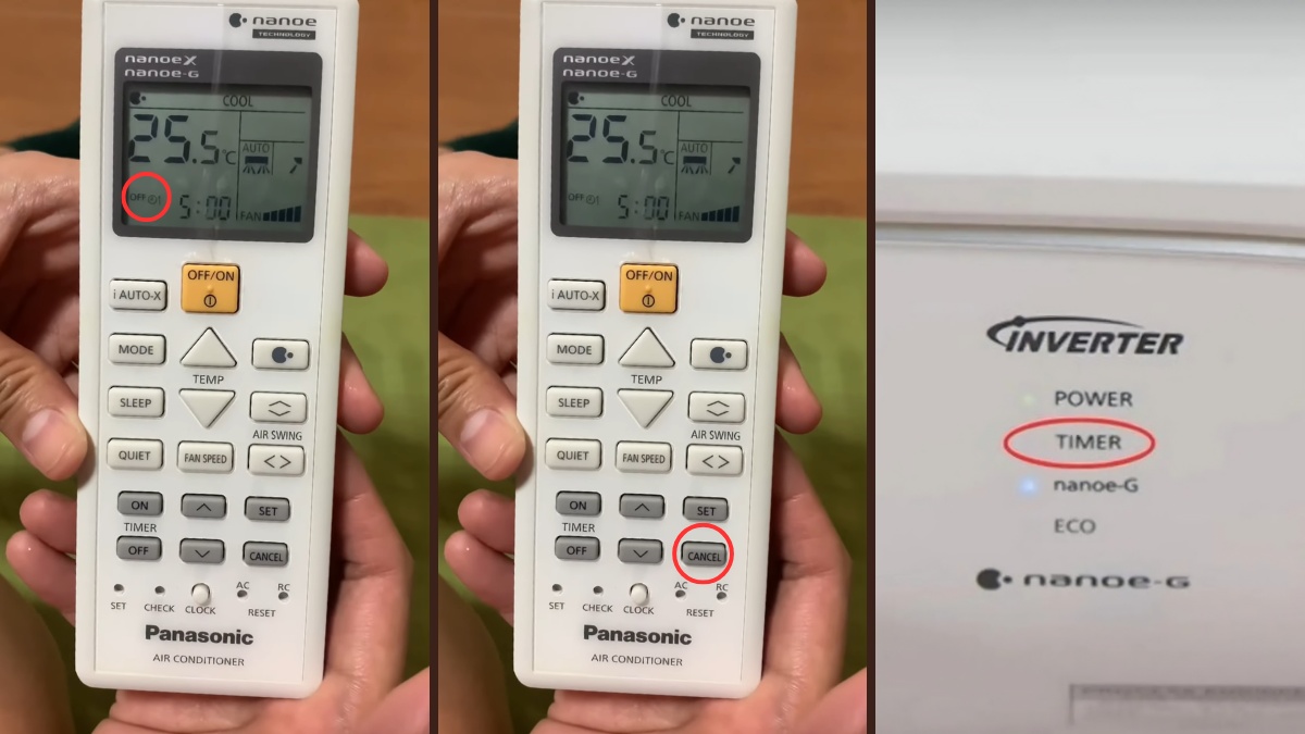Cách tắt đèn Timer sau khi đã cài hẹn giờ xong