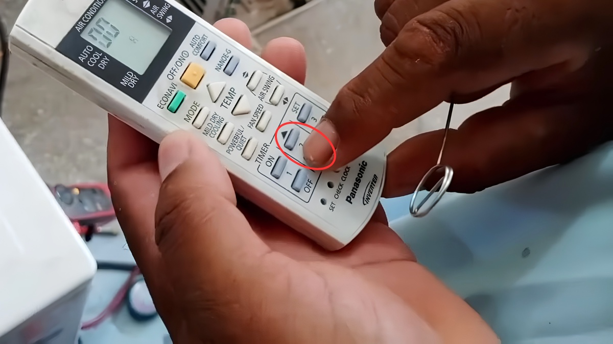 Kiểm tra lỗi Đèn đỏ Timer trên điều hòa Panasonic