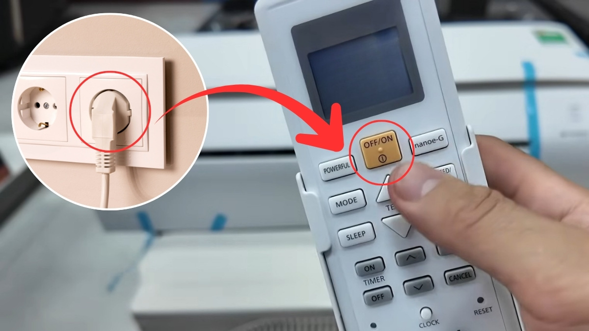 Cấp nguồn điện trở lại